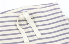 Petit Piao dusty lavender/offwhite bukser striber